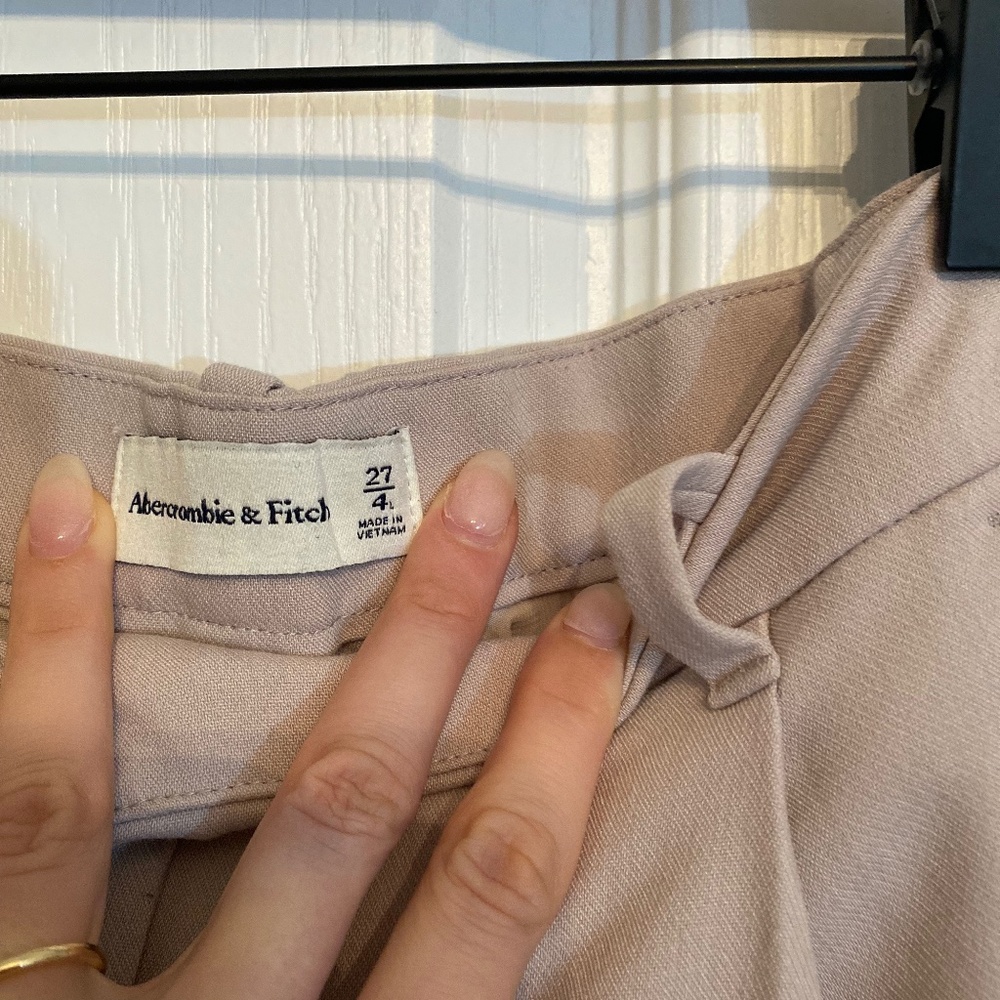 Abercrombie relaxed tailored pant with tank